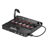 UNITEK stacja ładująca Switch z przełącznikiem i czytnikiem kart do G1005ABK01 - 1455231 - zdjęcie 2